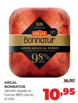 Alimerka Argal bonnatur jamón asado al horno oferta