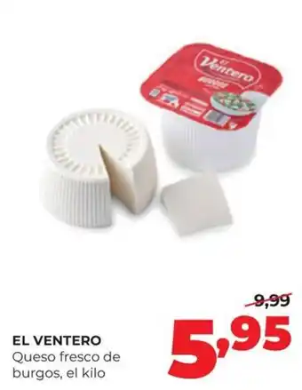 Alimerka El Ventero Queso fresco de burgos oferta