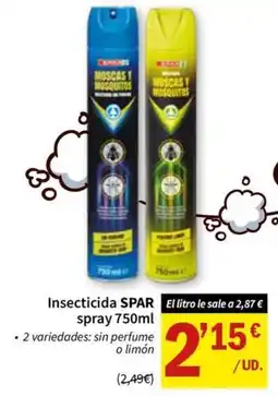 SPAR Insecticida SPAR spray oferta