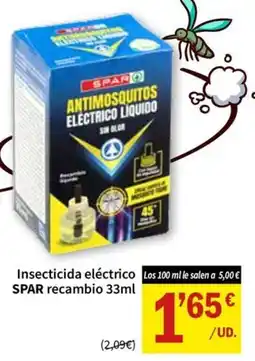 SPAR spar insecticida eléctrico oferta