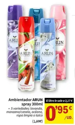 SPAR Ambientador ARUN spray oferta