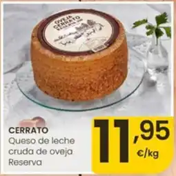 Eroski Cerrato Queso de leche cruda de oveja Reserva oferta