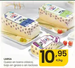 Eroski Larsa queso en barra clásico oferta