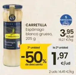 Eroski Carretilla espárrago blanco grueso oferta