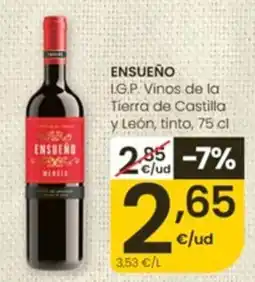 Eroski Ensueño vinos de la tierra de castilla y león, tinto oferta