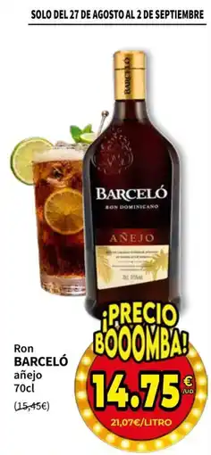 SPAR Ron Barceló añejo oferta