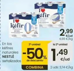 Eroski Nestlé kéfir oferta