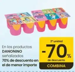 Eroski Danonino En los productos oferta