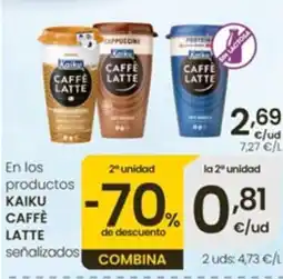 Eroski Kaiku Caffè Latte En los productos oferta