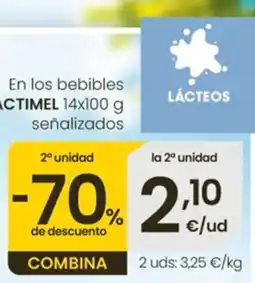 Eroski Actimel 14x100 g oferta