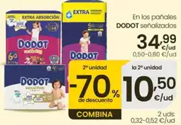 Eroski Dodot pañales oferta