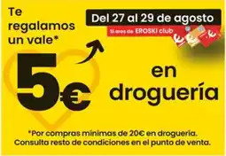 Eroski eroski club drogueria oferta
