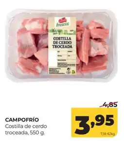 Alimerka Campo Frío costilla de cerdo troceada oferta