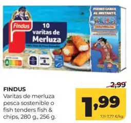 Alimerka Findus varitas de merluza oferta