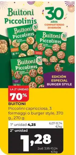 Alimerka Buitoni Piccolinis oferta