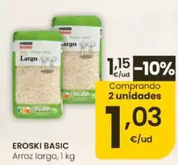 Eroski eroski basic arroz largo oferta