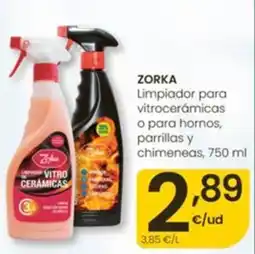 Eroski Zorka limpiador para vitrocerámicas o para hornos, parrillas y chimeneas oferta