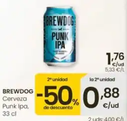 Eroski Brewdog cerveza punk ipa oferta