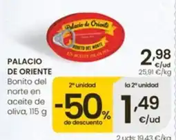 Eroski Palacio de Oriente bonito del norte en aceite de oliva oferta