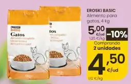 Eroski Eroski basic Gatos oferta