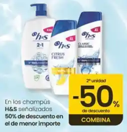 Eroski H&S En llos champús oferta