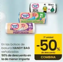 Eroski Handy Bag en las bolsas de basura oferta