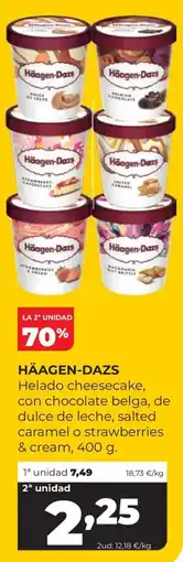 Alimerka Häagen-Dazs helado cheesecake oferta