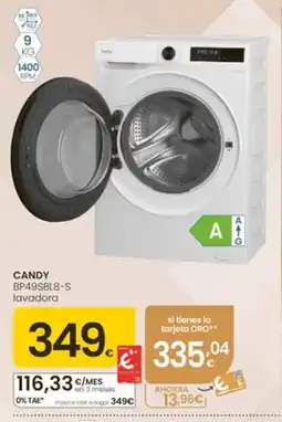 Eroski Candy lavadora BP49SBL8-S oferta