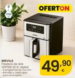 Eroski Breville freidora de aire vdfi31x-01 xl digital oferta