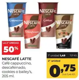 Alimerka Nescafé latte oferta