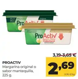 Alimerka Proactiv margarina original o sabor mantequilla oferta