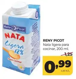 Alimerka Reny Picot nata ligera para cocinar oferta