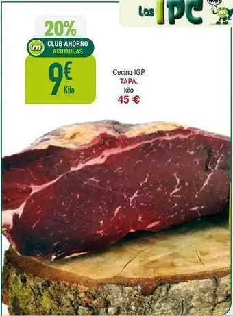 Cecina igp tapa