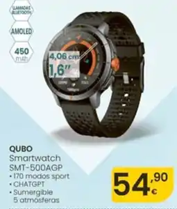 Eroski Qubo smartwatch SMT-500AGP oferta