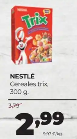 Alimerka Nestlé cereales trix oferta