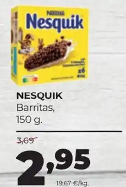 Alimerka Nesquik barritas oferta