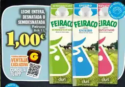 Gadis Feiraco - leche entera, desnatada o semidesnatada oferta
