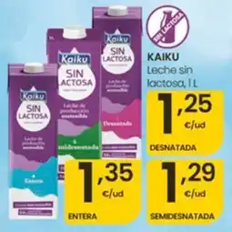 Eroski Kaiku Leche sin lactosa oferta