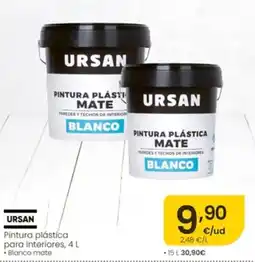 Eroski Ursan pintura plástica para interiores oferta
