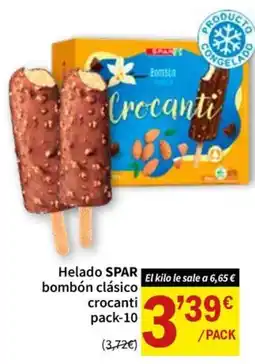 SPAR Helado SPAR bombón clásico crocanti oferta