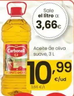 Eroski Carbonell aceite de oliva suave oferta