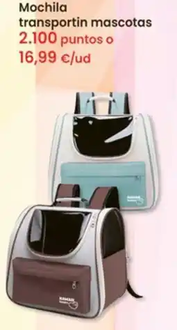 Eroski Mochila transportin mascotas oferta