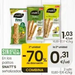 Eroski snatt's palitos oferta