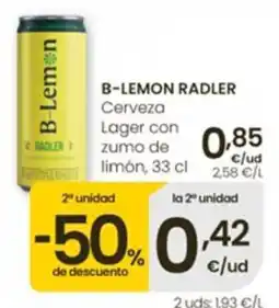 Eroski B-Lemon radler oferta