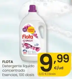 Eroski Flota detergente liquido concentrado esencias oferta