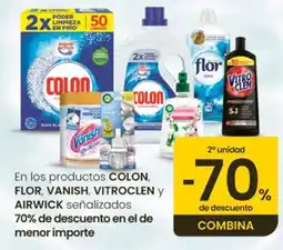 Eroski Colon Flor Vanish Vitroclen Airwick oferta