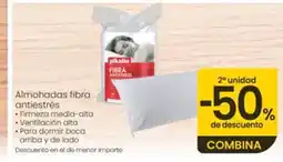 Eroski Pikolin almohadas fibra antiestrés oferta