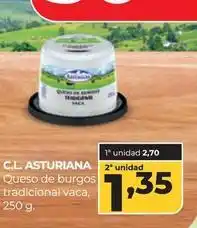 Alimerka La asturiana - queso de burgos tradicional vaca oferta