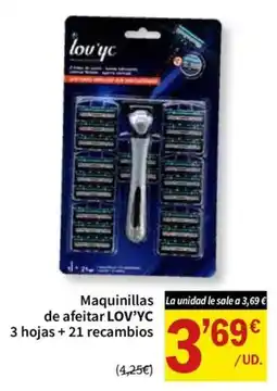 SPAR Lov'yc maquinillas de afeitar oferta