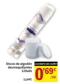 SPAR Discos de algodón desmaquillantes oferta